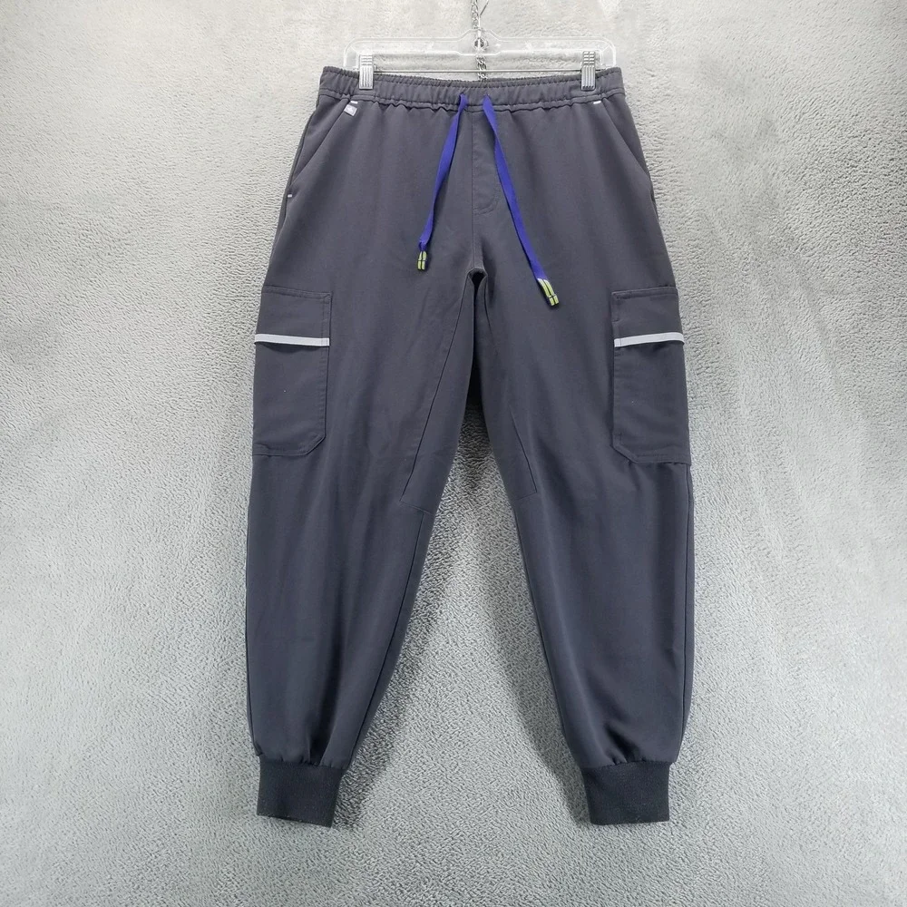 FIGS Pants Mens M Gray Technical Collection Scrub Jogger Stretch Workwear Nurse